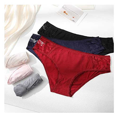 6 Pack Cotton Bikini Pantie Cheeky Underwear Half Back Coverage