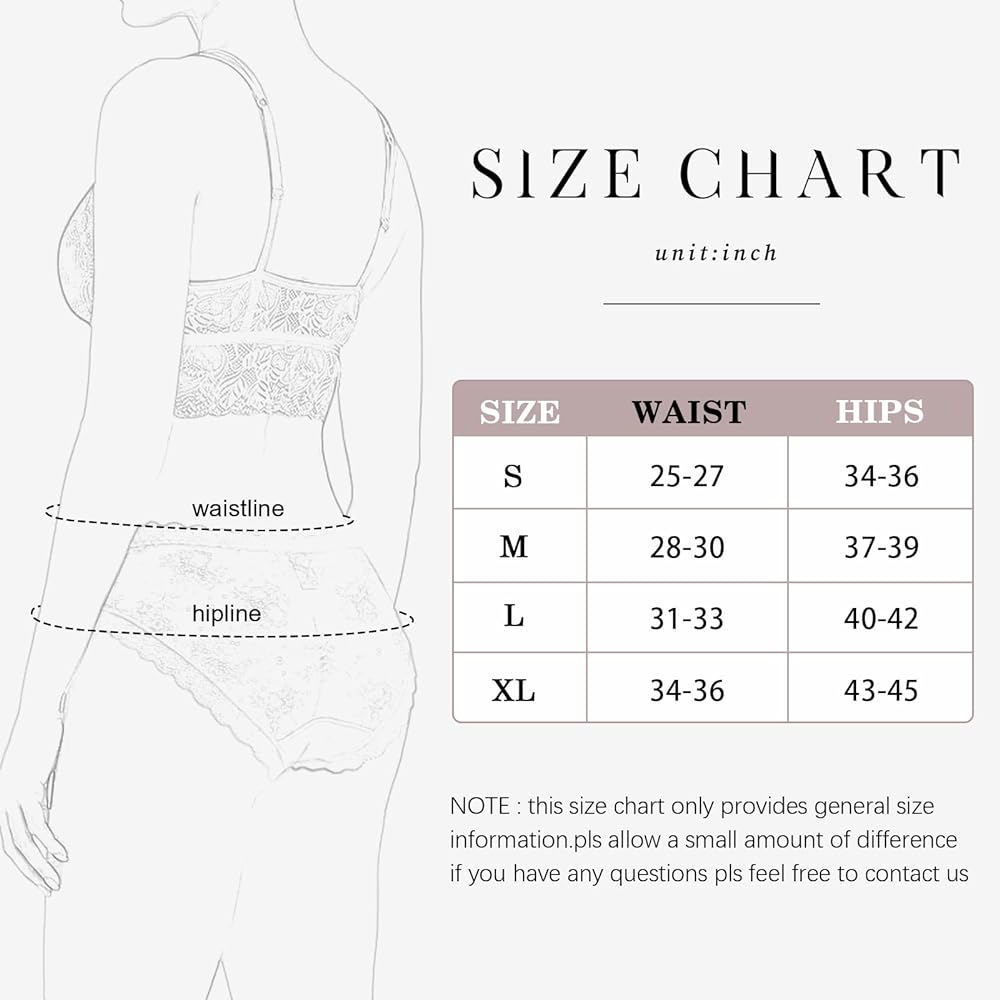 Women Lace Underwear Sexy Breathable Hipster Panties Cheeky