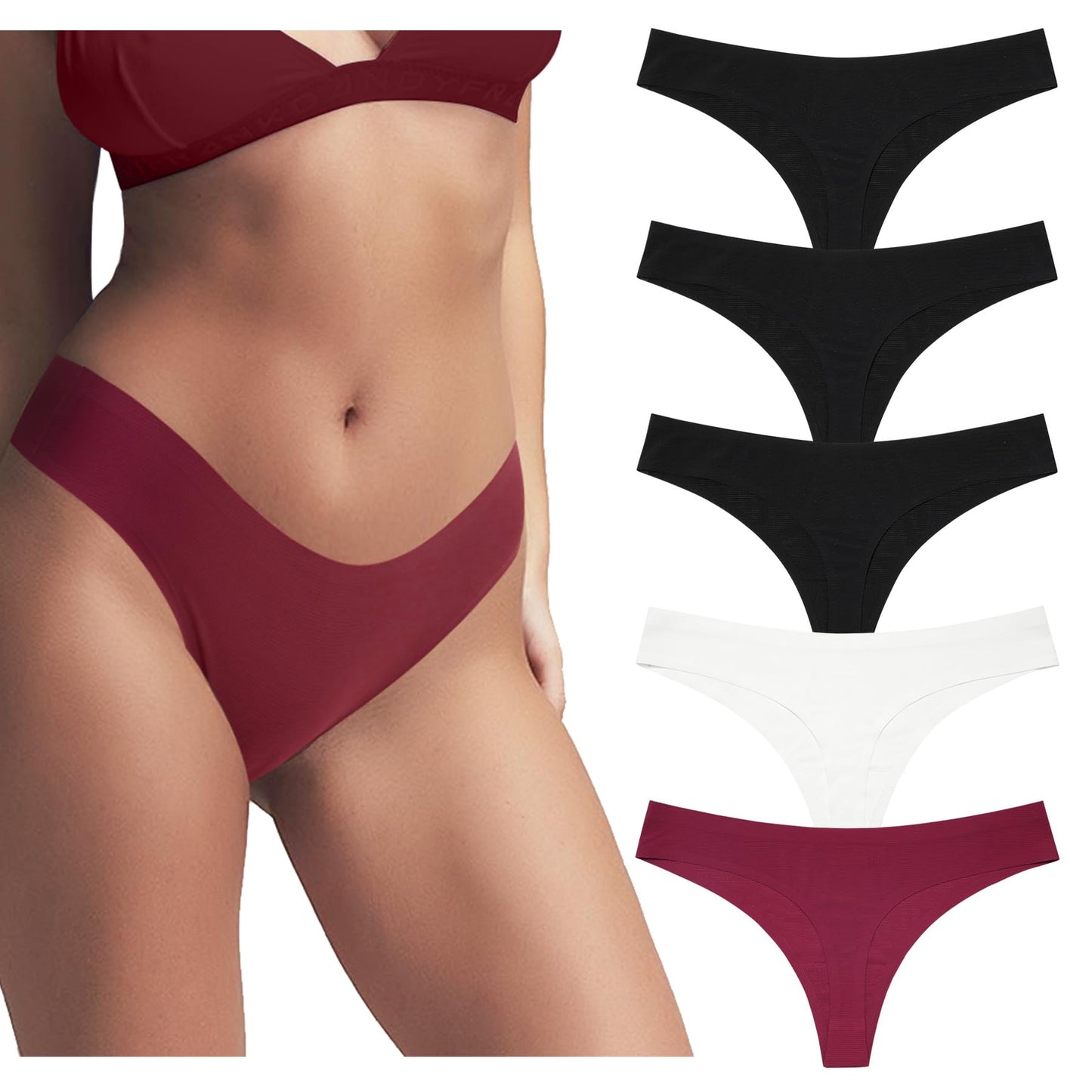 Seamless Thongs Stretch Low Rise G-String Sexy Underwear