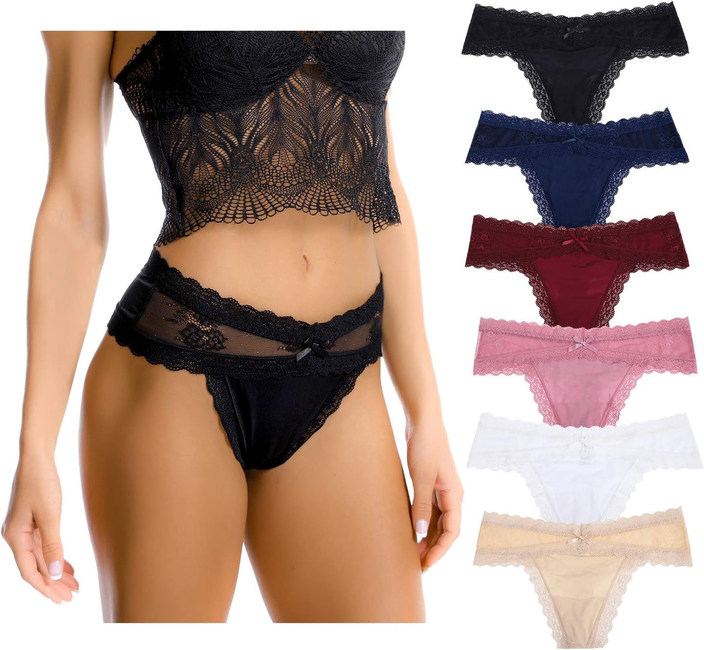 Sexy Lace Thongs Women Underwear Stretch G-string
