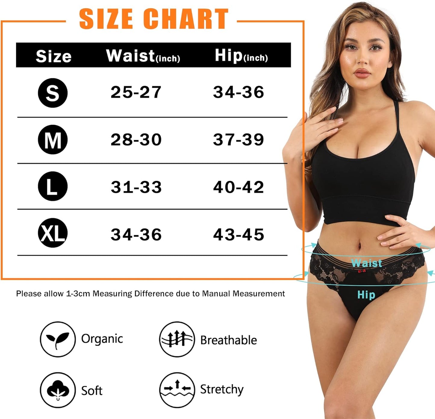Womens Thongs Underwear Cotton Thongs Panties