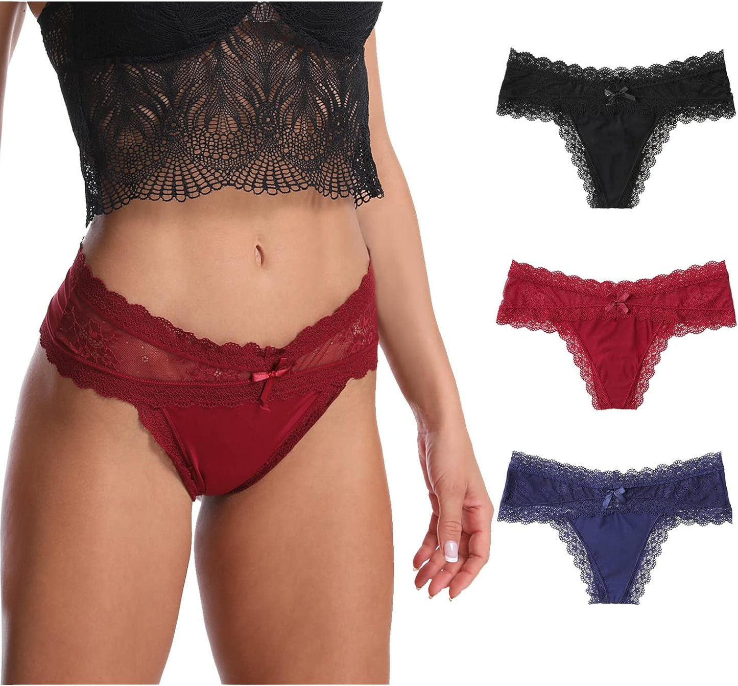 Sexy Lace Thongs Women Underwear Stretch G-string