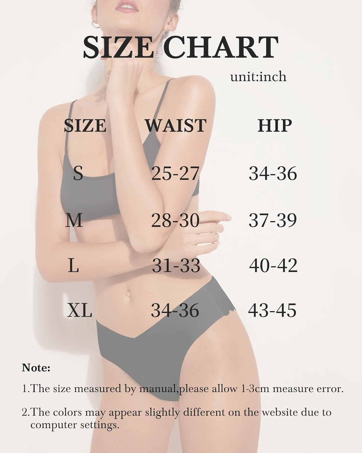 LEVAO Women Seamless Hipster Cheeky Bikini No Show Underwear Sexy Panties