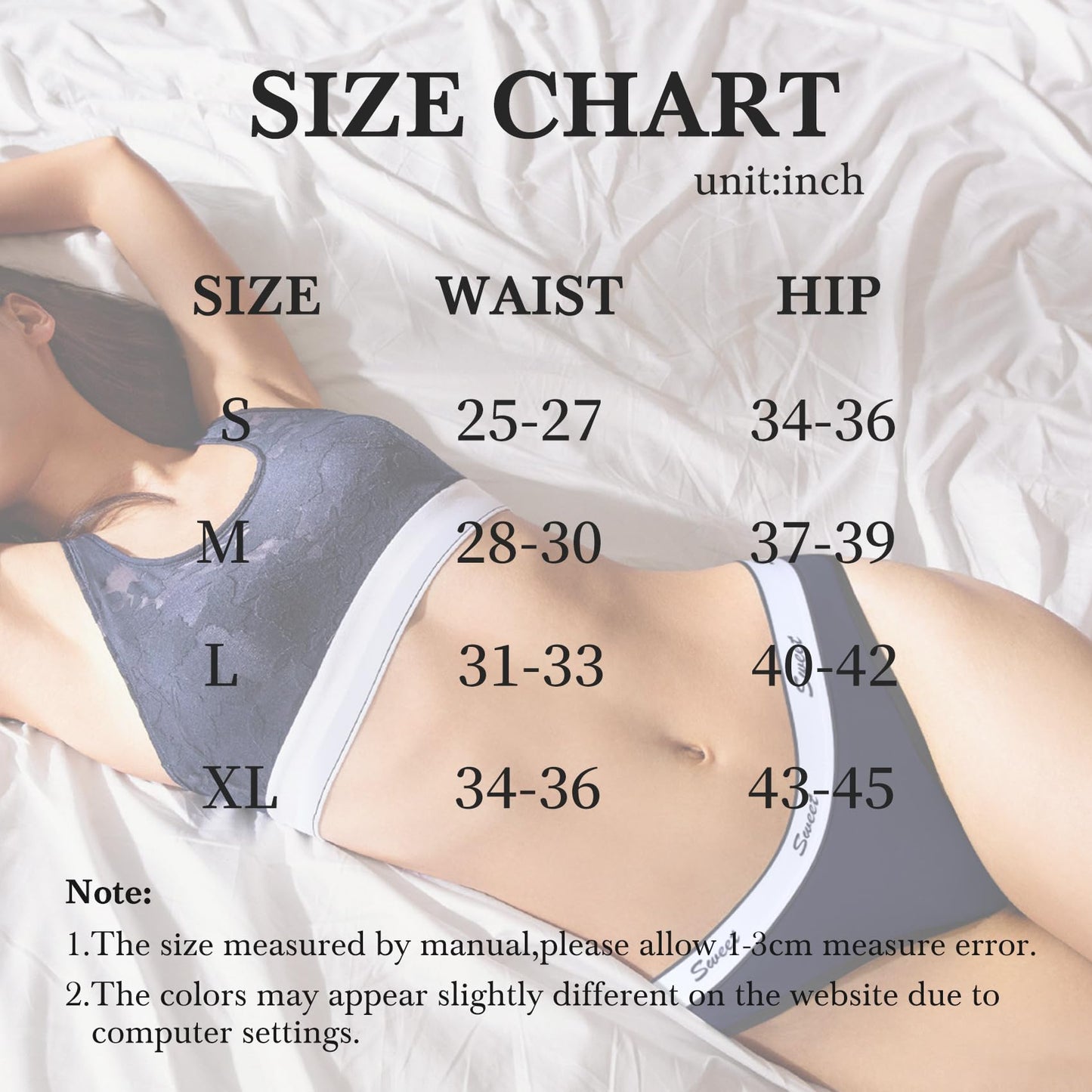 Half Back Coverage Panties Cotton Underwear Low Rise Bikini