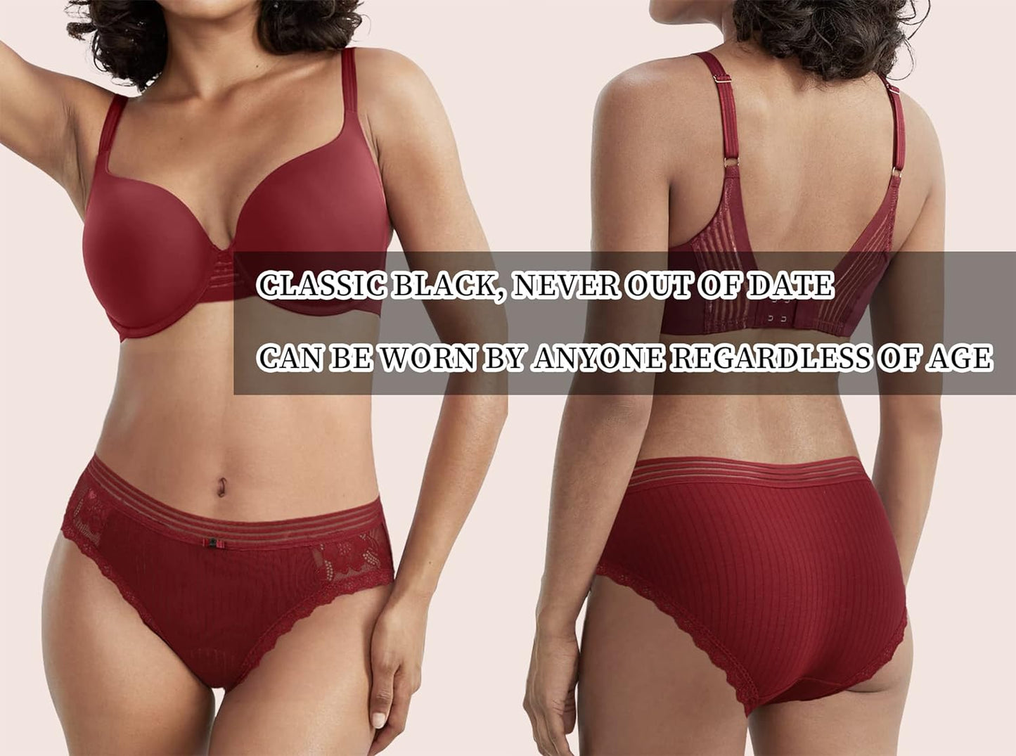 Cotton Underwear Women's Bikini Panties Breathable Hipster Stretch Full Briefs