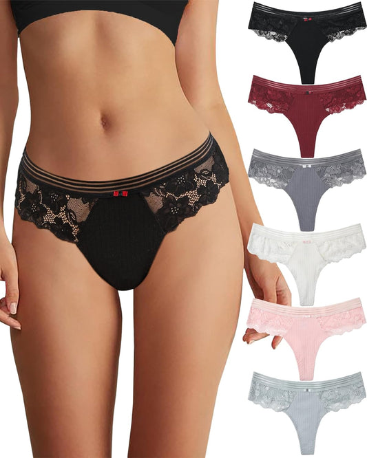 Womens Thongs Underwear Cotton Thongs Panties