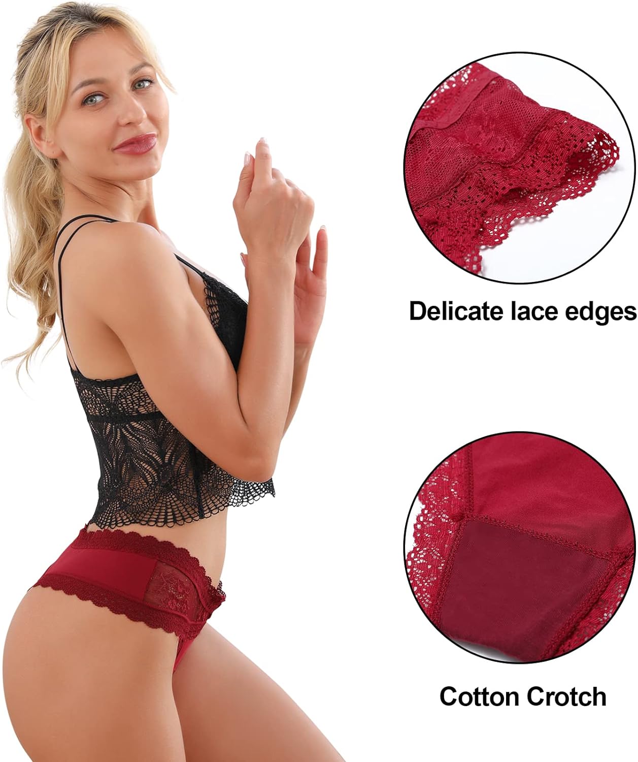 Sexy Lace Thongs Women Underwear Stretch G-string