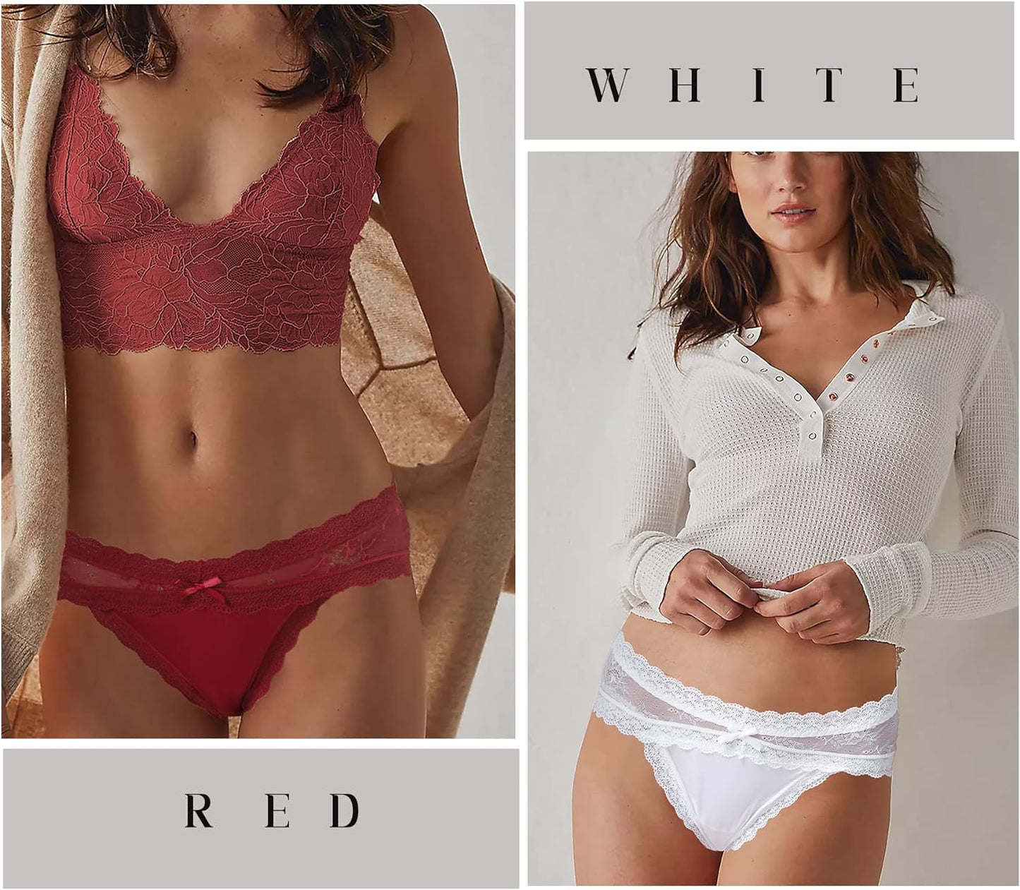 Women Lace Underwear Sexy Breathable Hipster Panties Cheeky