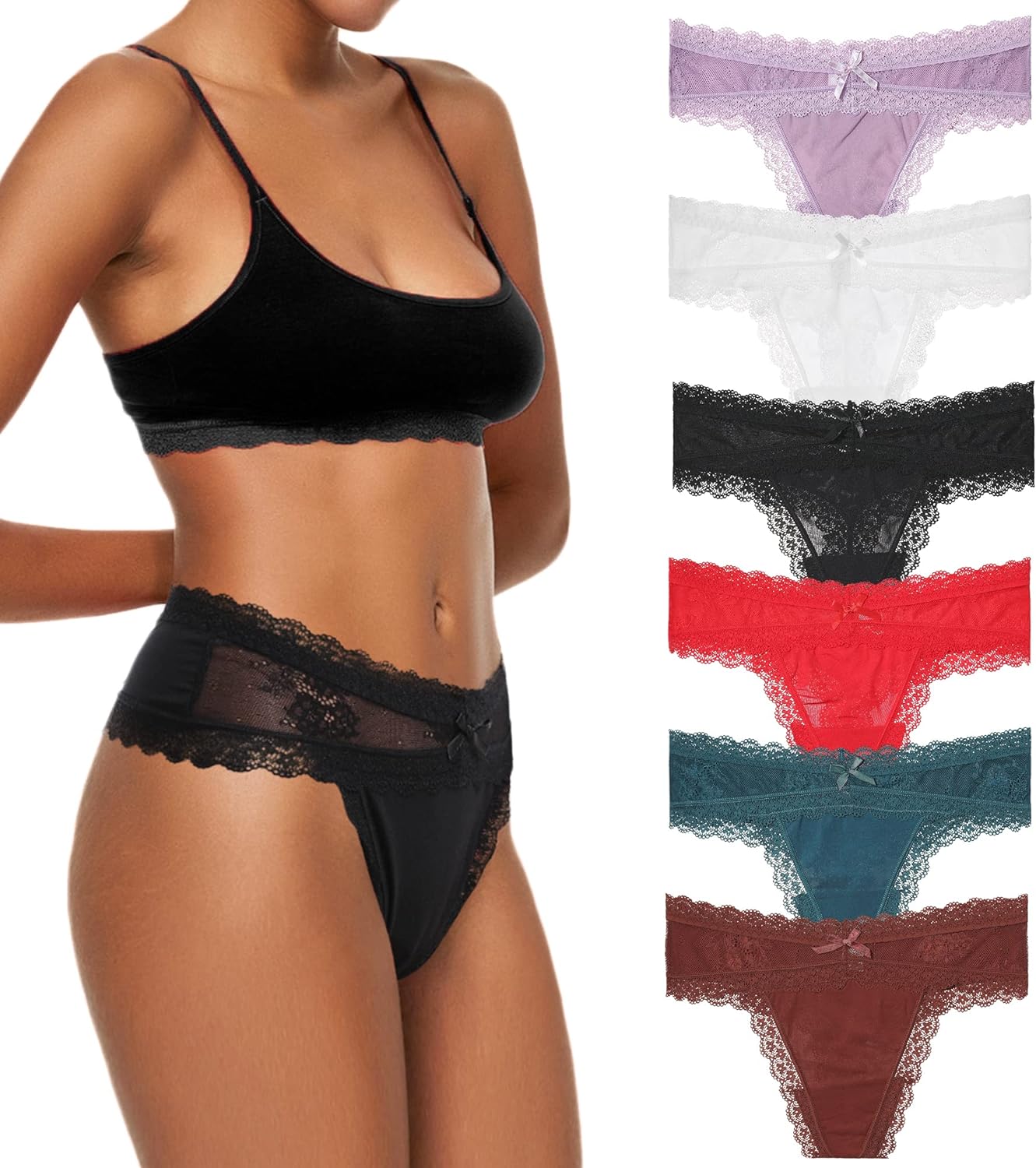 Sexy Lace Thongs Women Underwear Stretch G-string