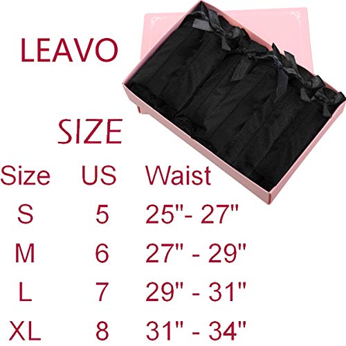 LEVAO Womens Bikini Panties Underwear Lace Hipster Seamless Sexy Hi Cuts Pack 6