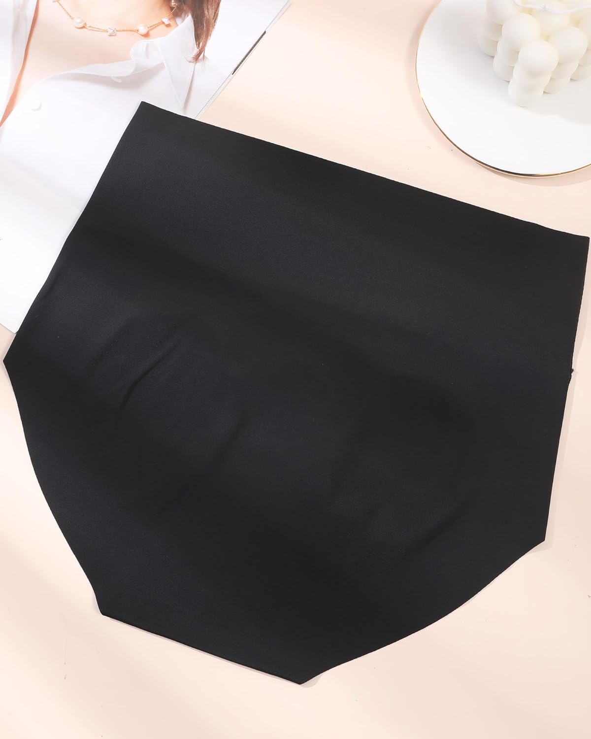 Seamless Full Coverage Brief No Show Underwear High Waist Panties