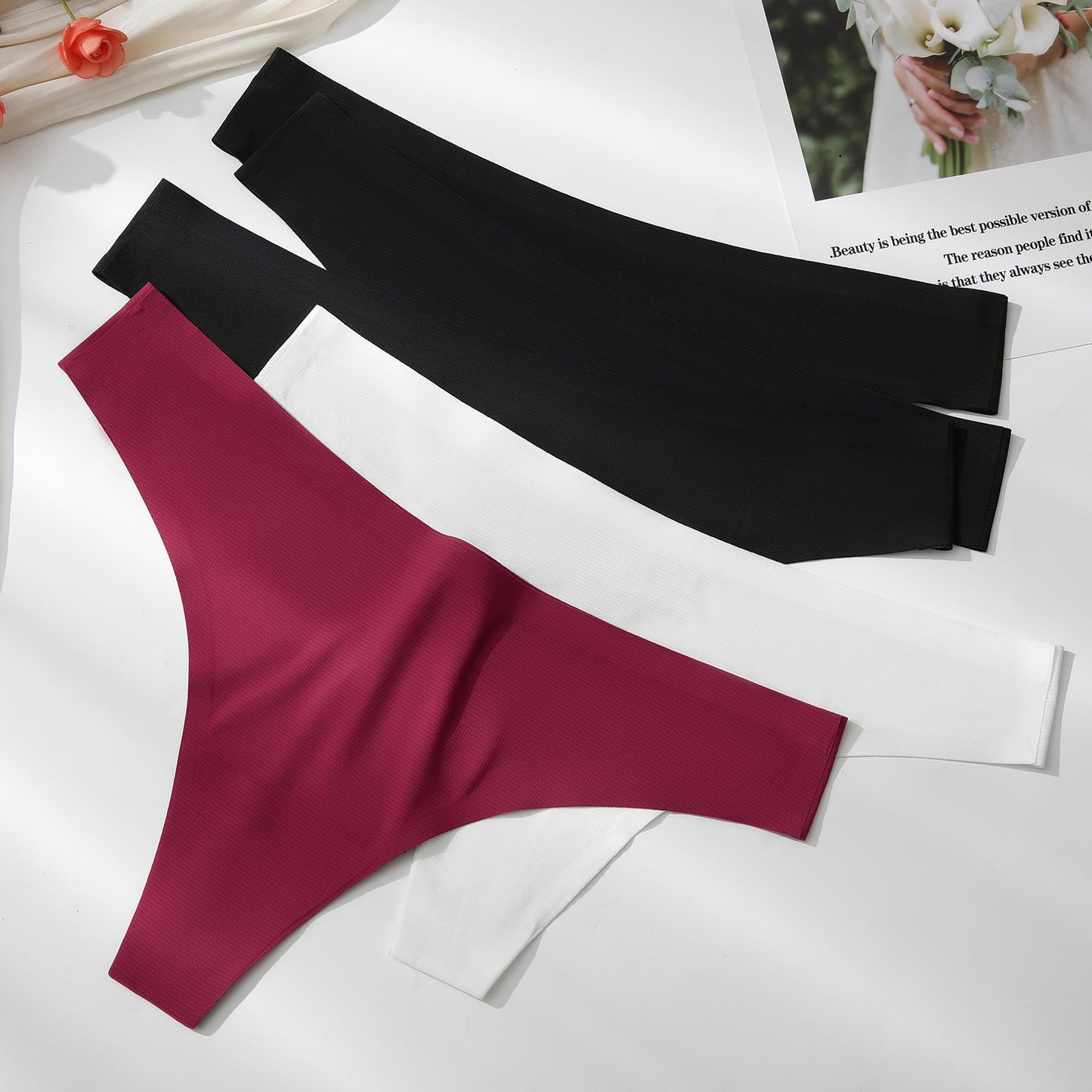 Seamless Thongs Stretch Low Rise G-String Sexy Underwear